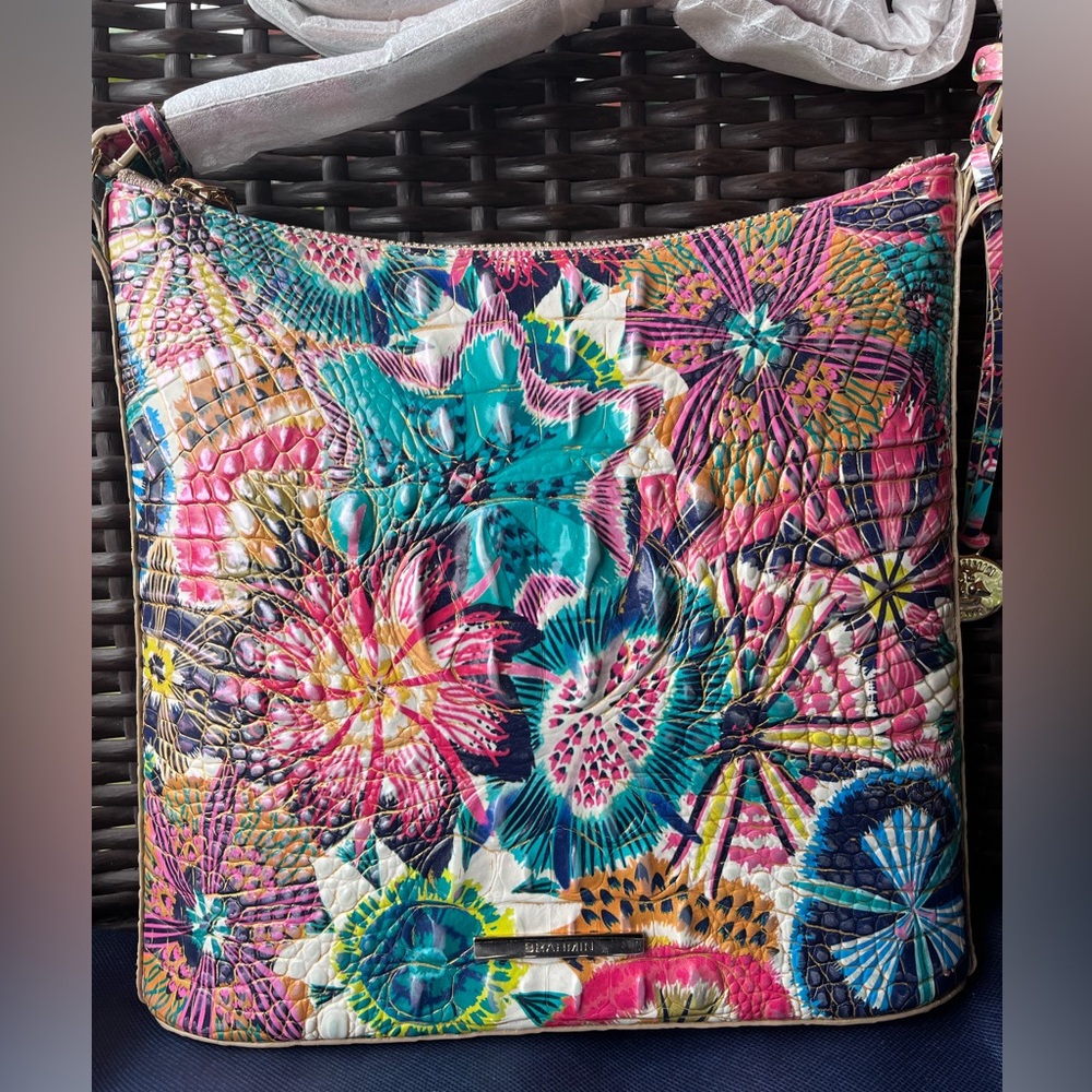 NWT Brahmin Katie Desert Bloom Crossbody Melbourne